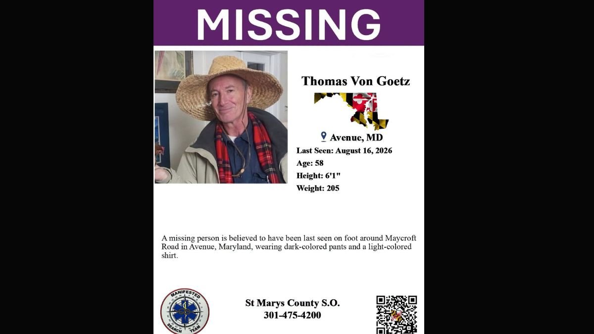 Thomas Von Goetz missing