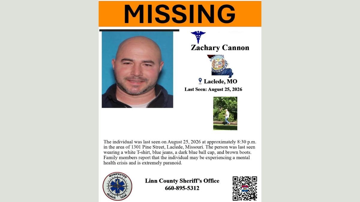 Zachary Cannon missing