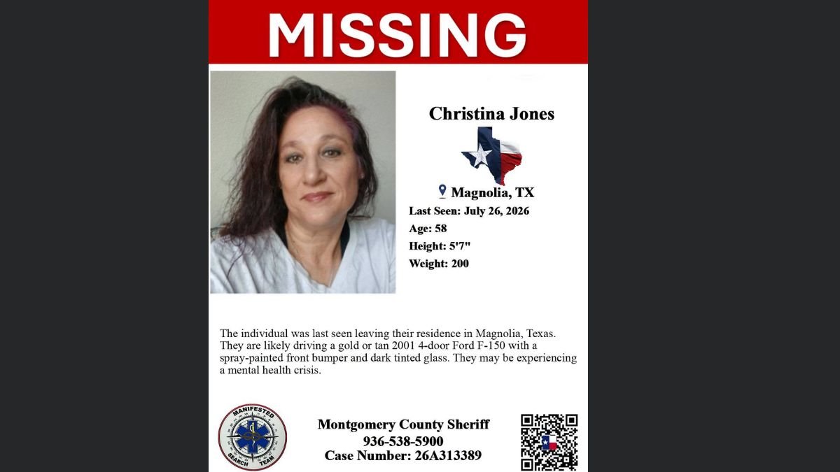 Christina Jones missing
