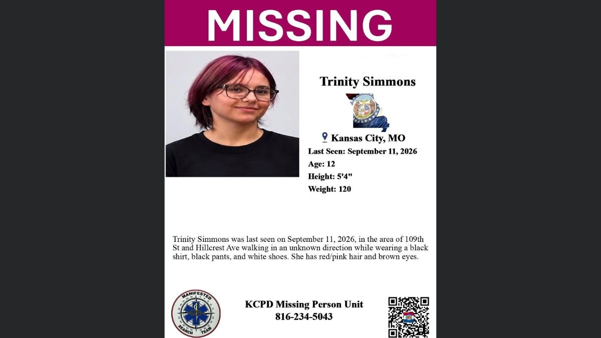 Trinity Simmons missing